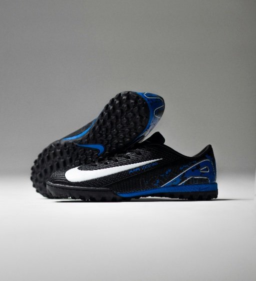 nike turf soccer shoes with rubber studded outsole