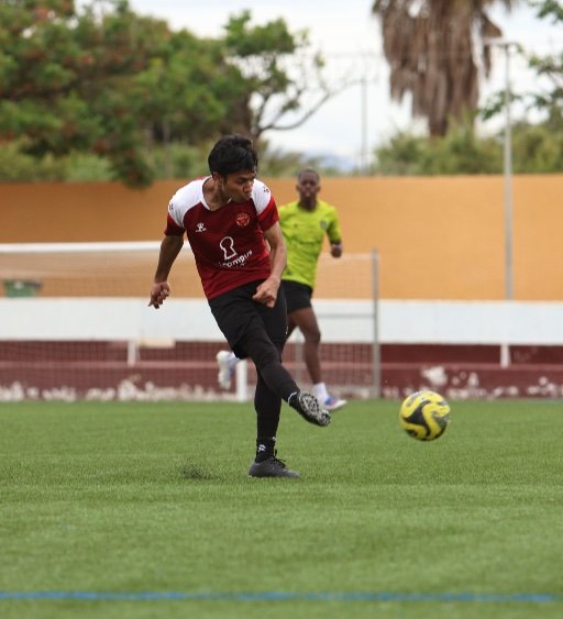 private football training shooting session murcia football academy