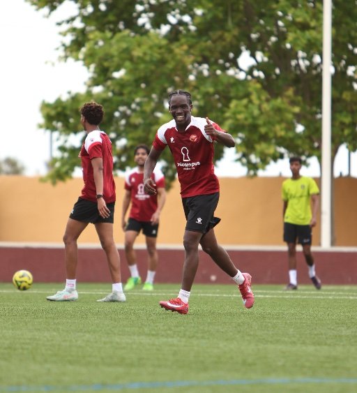 soccer boarding school players training at murcia football academy