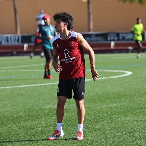 football player during training for tic tac toe football drill
