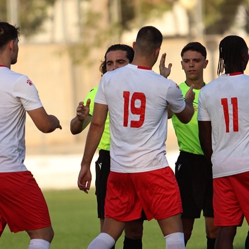football players before match in spain